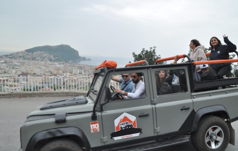 Alanya Sunset City Tour With Jeep Safari | Damlataş Cave, Cable Car, Alanya Castle, Cleopatra Beach And I ♥ Alanya